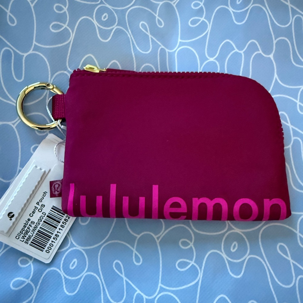 Lululemon Clipable Key & Card Holder